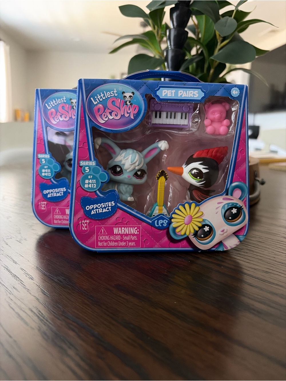 Littlest Pet Shop, Series 5, Pet Pairs Sets- Opposites Attract